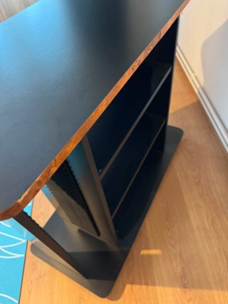 Mueble TV/Música Negro y Madera