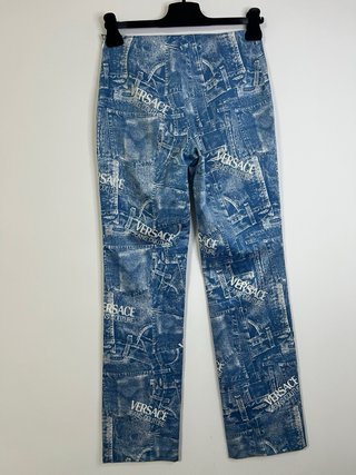 Versace Jeans Couture Monogram S Denim Leggings