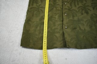 Camisa Resort Palmeras Verde Talla S