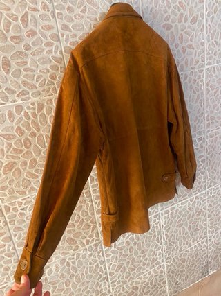 Giacca in Vera Pelle scamosciata vintage leggera