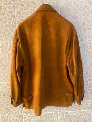 Giacca in Vera Pelle scamosciata vintage leggera