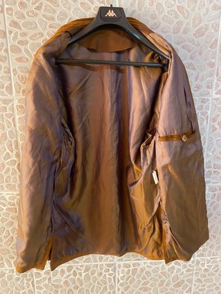 Giacca in Vera Pelle scamosciata vintage leggera