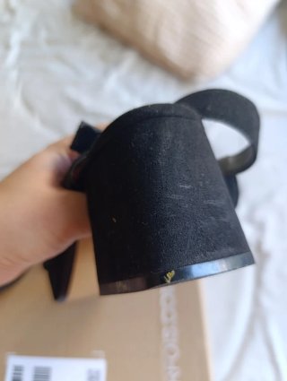 Sandalias tacón negras