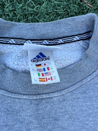 SUDADERA CROPPED VINTAGE ADIDAS
