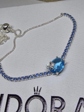 Pulsera Pandora herbario Azul Ajustable