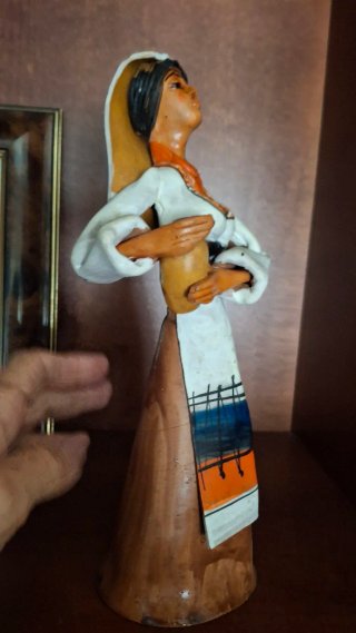 Statuina siciliana anni '70 cm.26