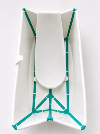 Bañera Stokke con adaptador y cojín
