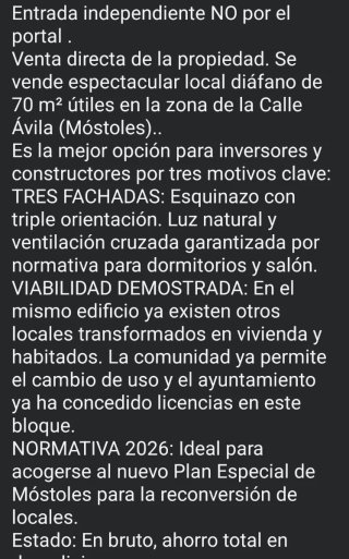 Local para convertir en viviendas Móstoles 3 facha