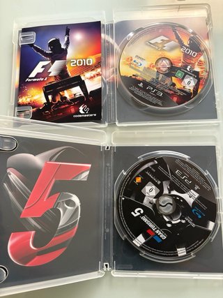 Lote 4 Juegos PS3: GT5, F1 2010, F1 2011, Iron Man