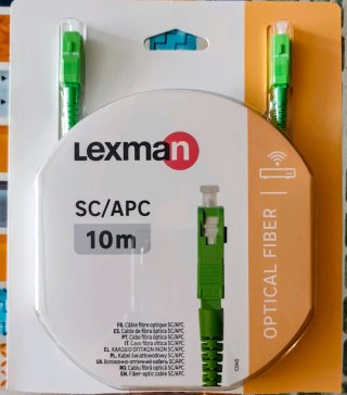 Cable Fibra Óptica Lexman SC/APC 10m