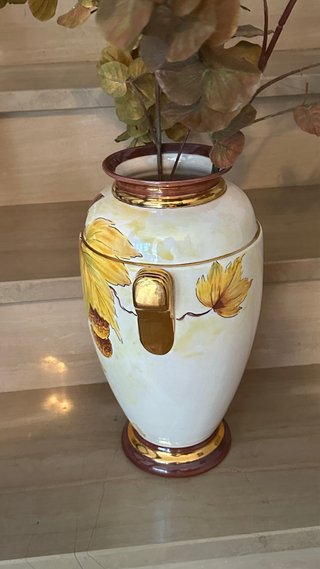 Jarrón decorativo de cerámica