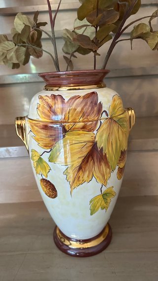 Jarrón decorativo de cerámica