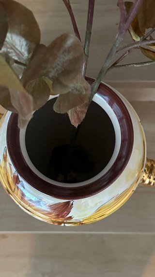 Jarrón decorativo de cerámica