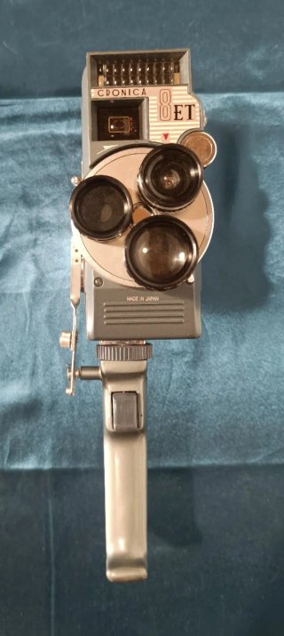 Cámara de cine vintage Cronica-8 Model III-T con f