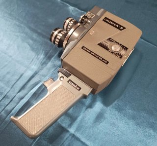 Cámara de cine vintage Cronica-8 Model III-T con f