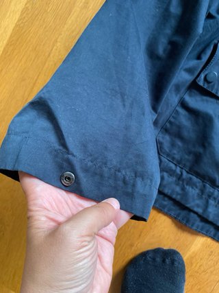 Chaqueta Corta Primark Azul con Capucha L - XL