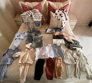 Conjunto bebé ositos blanco y marrón