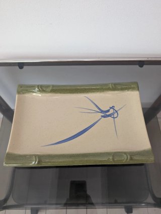 Plato decorativo estilo japonés