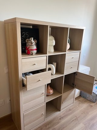 Estantería Kallax 3x4 marrón