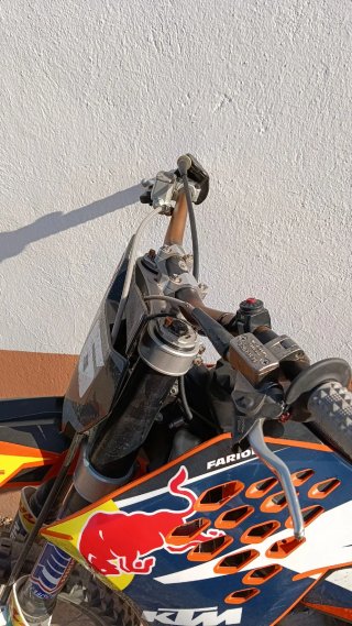 KTM Enduro/Motocross Moto Naranja/Roja
