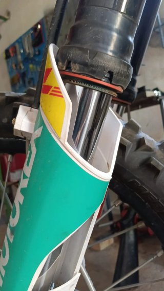 KTM Enduro/Motocross Moto Naranja/Roja