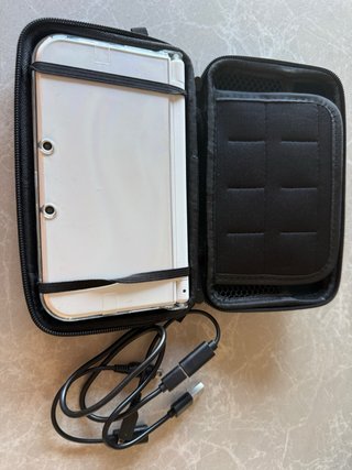 Nintendo 3DS XL Bianca IPS Doppio con SD da 128GB