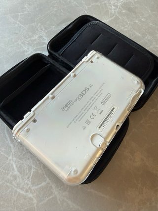 Nintendo 3DS XL Bianca IPS Doppio con SD da 128GB