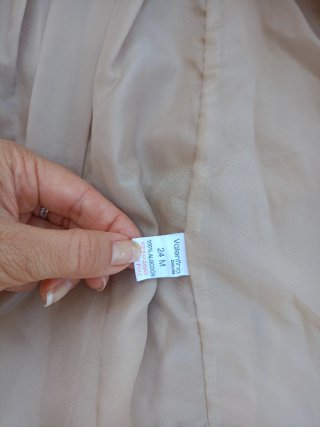 Gabardina niña Valentina beige 2 años