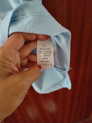 Camiseta chico azul