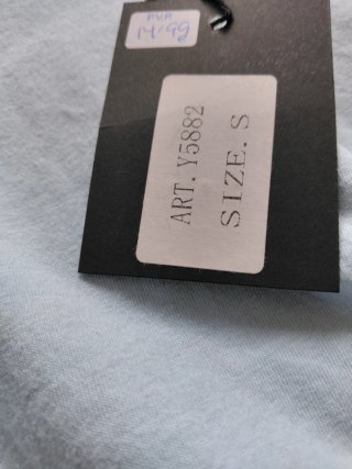Camiseta chico azul
