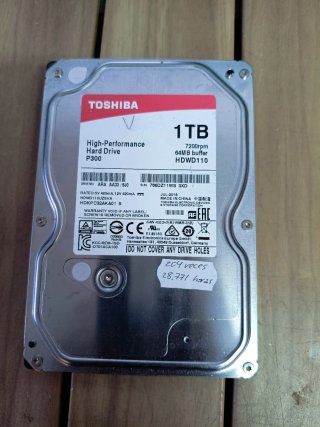 Disco Duro Toshiba P300 1TB 7200RPM SATA 3