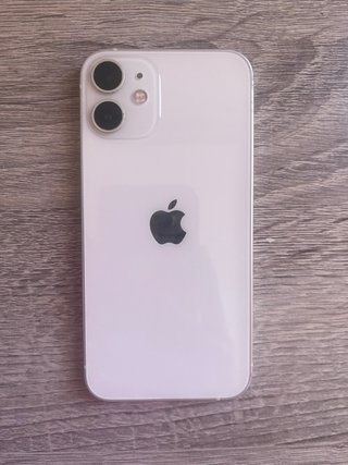 iPhone 12 mini blanco con batería nueva