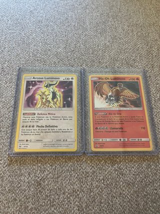 Arceus Luminoso y Ho-Oh Luminoso Pokémon