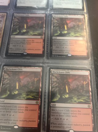 Blackcleave Cliffs MTG - PLAYSET