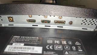 Monitor MSI Optix G24C6 Curvo Gaming Averiado
