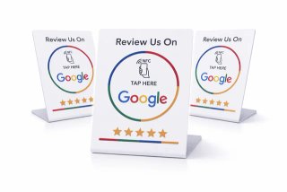 Carta da tavolo per recensioni Google
