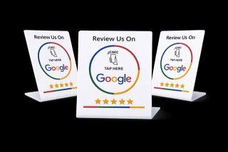 Carta da tavolo per recensioni Google