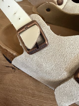 Zuecos Birkenstock Beige