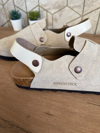 Zuecos Birkenstock Beige