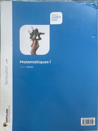 Matemàtiques I, 1 Batxillerat