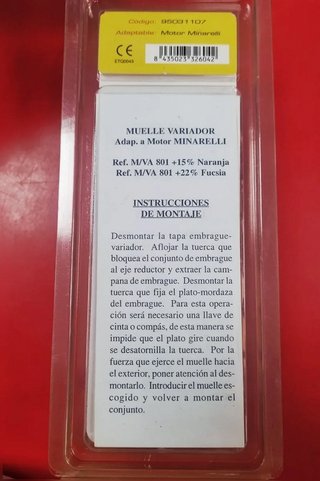Muelle Variador MINARELLI METRAKIT