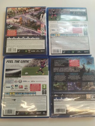 Lote 4 Juegos PS4 2 precintados y 2 regalo Fifa Fr