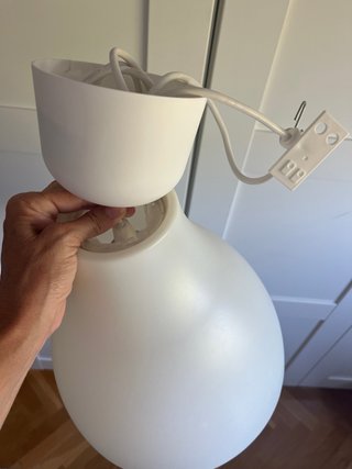 Lámpara colgante blanca