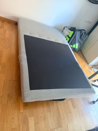 Sofá Cama Gris 2 Plazas 120x190