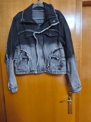 Cazadora vaquera desgastada Talla L