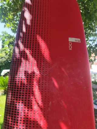 Tabla de surf roja
