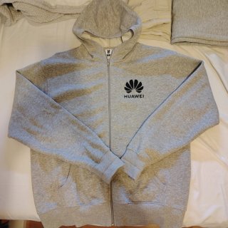 REGALADO Sudadera Huawei Gris con Cremallera