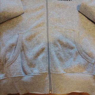 REGALADO Sudadera Huawei Gris con Cremallera