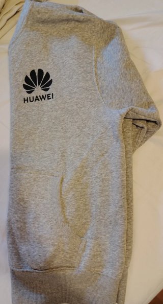 REGALADO Sudadera Huawei Gris con Cremallera
