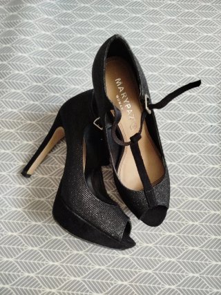 Sandalias Mary Paz Talla 38 Glitter
